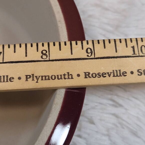 Pampered Chef Family Heritage Cranberry Small Round Baking Dish- NO COVER - Picture 6 of 6